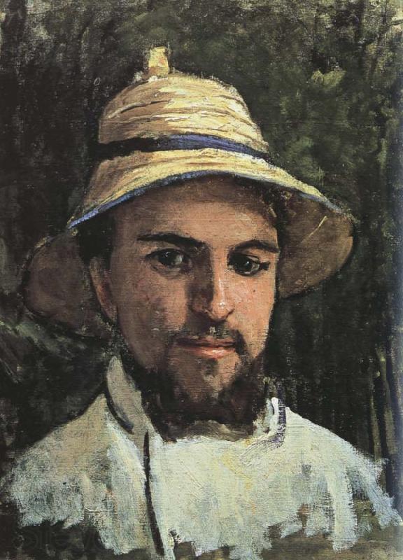 Gustave Caillebotte Self-Portrait in Colonial Helmet Spain oil painting art